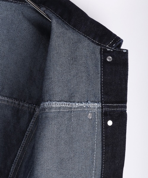 WESTSEA（ウエストシー）の「ショート丈 デニムジャケット ＆ ワイトシルエット デニムパンツ セットアップ（セットアップ・レディース・ネイビー・FREE）」の16枚目の写真