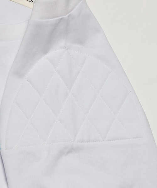 VANQUISH（ヴァンキッシュ）の「VANQUISH / ヴァンキッシュ Courage Embroidery Shoulder Pads 半袖Tシャツ（Tシャツ/カットソー・メンズ・ブラック/ホワイト・M/L/XL）」の6枚目の写真