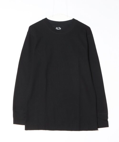 FRUIT OF THE LOOM(フルーツオブザルーム)の「【FRUIT OF THE LOOM/フルーツオブザルーム】 TC ワッフルロンT(Tシャツ/カットソー・メンズ・ネイビー/グレー/ホワイト/ブラック・X-LARGE/LARGE/MEDIUM)」の3枚目の写真