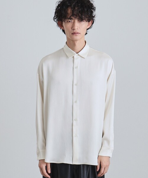tk.TAKEO KIKUCHI（ティーケータケオキクチ）の「【ネクタイ付】ヨウリュウシャツ（シャツ/ブラウス・メンズ・ホワイト/ブラック・03/02/01）」の18枚目の写真