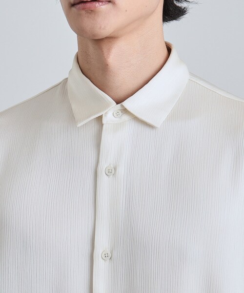 tk.TAKEO KIKUCHI（ティーケータケオキクチ）の「【ネクタイ付】ヨウリュウシャツ（シャツ/ブラウス・メンズ・ホワイト/ブラック・03/02/01）」の21枚目の写真