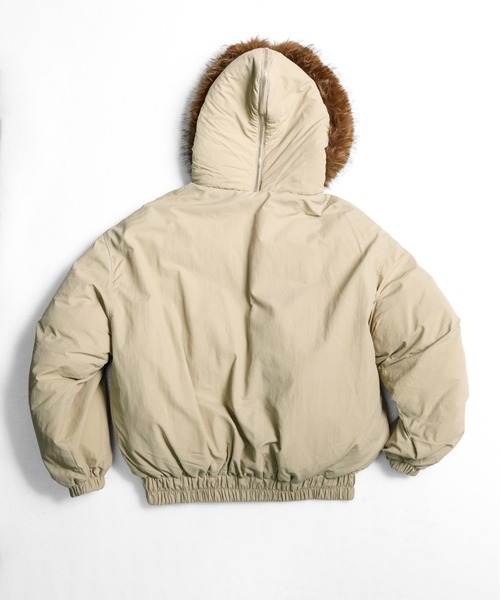 CALIFORNIA OUTFITTERS(カリフォルニア アウトフィッターズ)の「12D11 N2B 中綿パデットジャケット(ダウンジャケット/コート・メンズ・ベージュ/ブラック・FREE)」の7枚目の写真