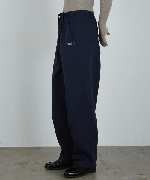 LA PEAU DE GEM】actualized cutwork sweat pants/Actualizedカット