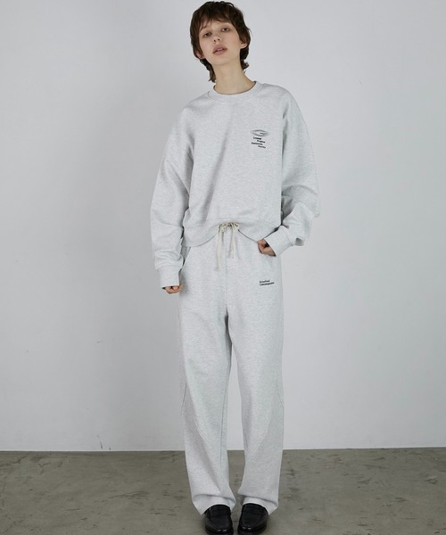 LA PEAU DE GEM】actualized cutwork sweat pants/Actualizedカット
