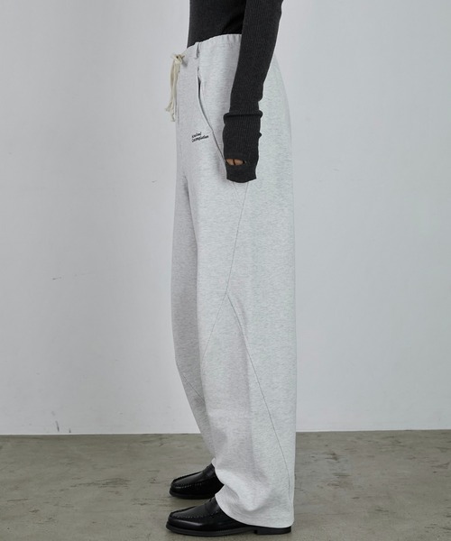 LA PEAU DE GEM】actualized cutwork sweat pants/Actualizedカット