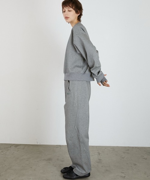 セール】【LA PEAU DE GEM】actualized cutwork sweat pants