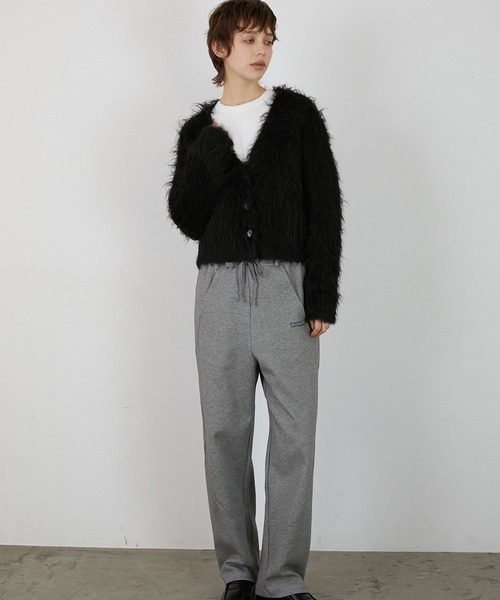 LA PEAU DE GEM】actualized cutwork sweat pants/Actualizedカット
