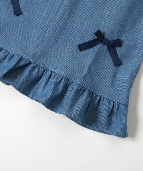 apres les cours（アプレレクール）の「【リンク】メニーリボンジャンスカ_ジュニア対応（ワンピース・キッズ・ブラック/ブルー・80/90/100/110/120/130/140）」の17枚目の写真