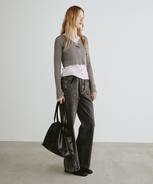 Aunt Marie's（アントマリーズ）の「フェイクレザーフリルトート（トートバッグ・レディース・ブラウン/ブルー/ブラック・FREE）」の18枚目の写真