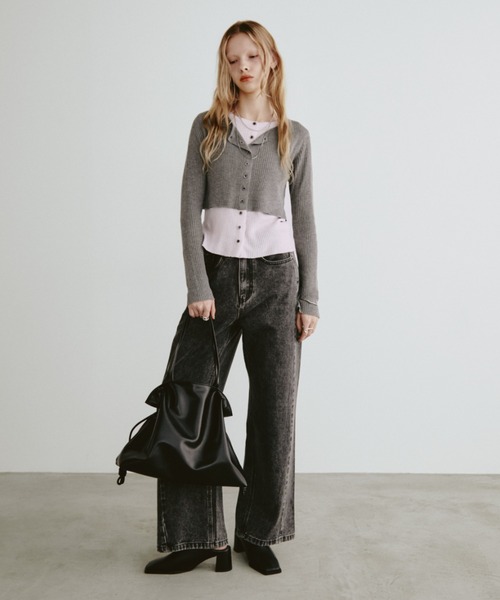 Aunt Marie's（アントマリーズ）の「フェイクレザーフリルトート（トートバッグ・レディース・ブラウン/ブルー/ブラック・FREE）」の19枚目の写真