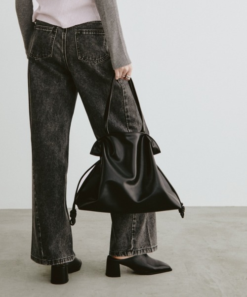 Aunt Marie's（アントマリーズ）の「フェイクレザーフリルトート（トートバッグ・レディース・ブラウン/ブルー/ブラック・FREE）」の17枚目の写真