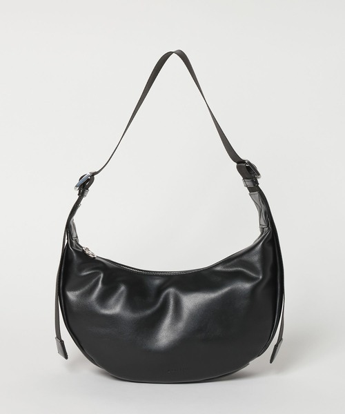 BAYFLOW（ベイフロー）の「[500mlボトルも入る]ロングベルトハーフムーンショルダー（ショルダーバッグ・レディース・アイボリー/ブラック・FREE）」の7枚目の写真