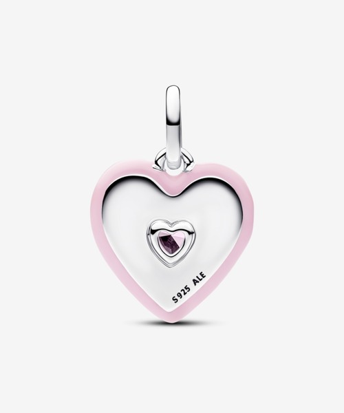 ピンク ハート メダリオンチャーム（チャーム）｜Pandora（パンドラ