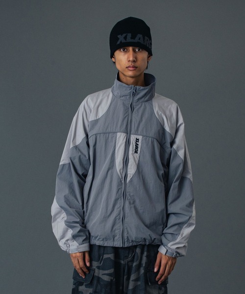 XLARGE(エクストララージ)の「NYLON TRACK JACKET(ナイロンジャケット・メンズ・ブラック/グレー/オリーブ・XL/L/M/S)」の13枚目の写真