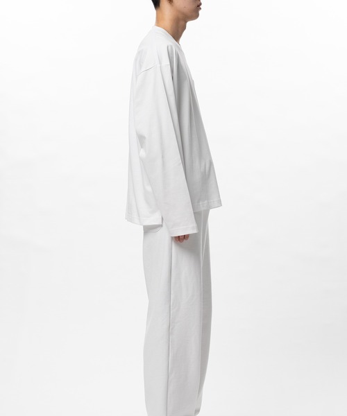 In・stru(men-tal).（インストルメンタル）の「Heavy Weight Jersey Pocket Long-sleeve T-shirt（Tシャツ/カットソー・メンズ・ダークグレー/ホワイト/ブラック・44/48/46）」の8枚目の写真