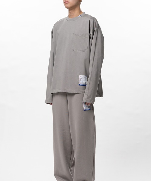 In・stru(men-tal).（インストルメンタル）の「Heavy Weight Jersey Pocket Long-sleeve T-shirt（Tシャツ/カットソー・メンズ・ダークグレー/ホワイト/ブラック・44/48/46）」の15枚目の写真
