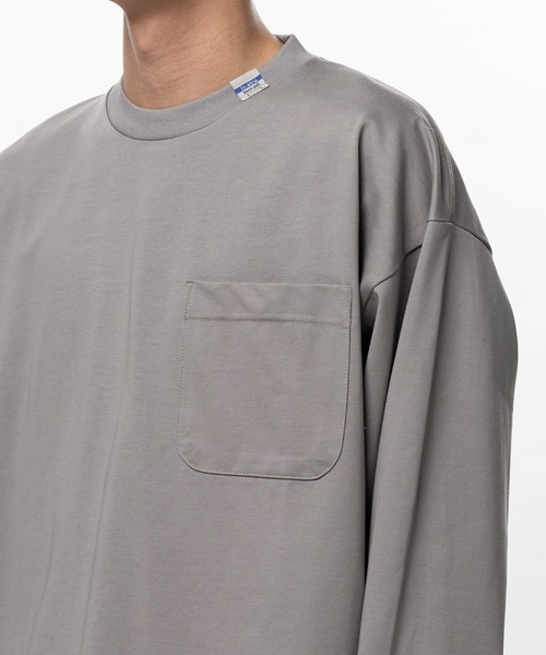 In・stru(men-tal).（インストルメンタル）の「Heavy Weight Jersey Pocket Long-sleeve T-shirt（Tシャツ/カットソー・メンズ・ダークグレー/ホワイト/ブラック・44/48/46）」の16枚目の写真