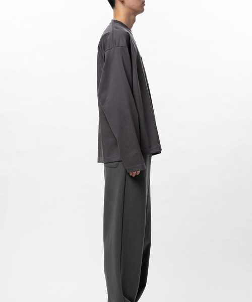 In・stru(men-tal).（インストルメンタル）の「Heavy Weight Jersey Pocket Long-sleeve T-shirt（Tシャツ/カットソー・メンズ・ダークグレー/ホワイト/ブラック・44/48/46）」の22枚目の写真