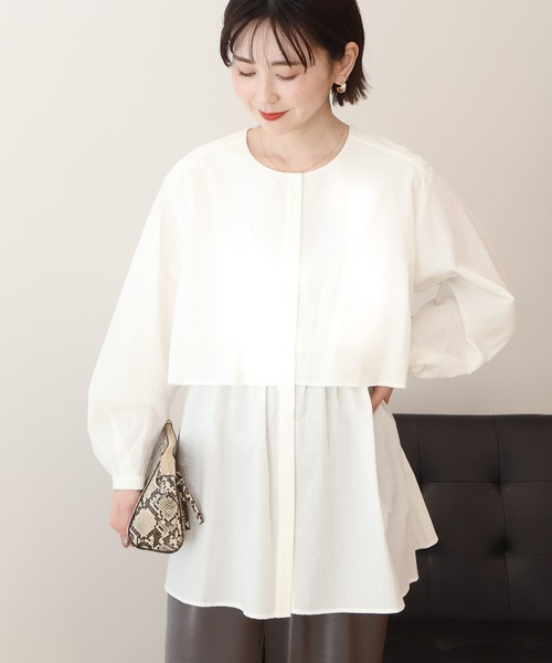 サッカーティアードブラウス（シャツ/ブラウス）｜AMERICAN HOLIC