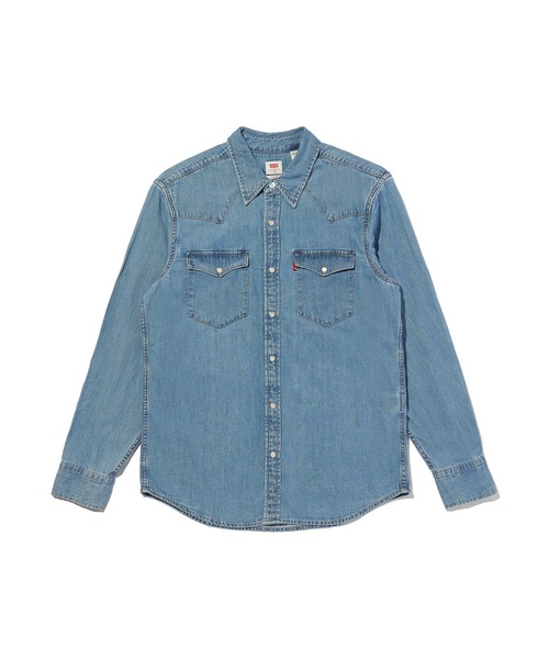 Levi's(リーバイス)の「Levi's/リーバイス クラシック ウエスタンシャツ(シャツ/ブラウス・メンズ・インディゴブルー・XL/L/M/S)」の2枚目の写真