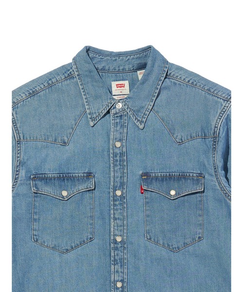 Levi's(リーバイス)の「Levi's/リーバイス クラシック ウエスタンシャツ(シャツ/ブラウス・メンズ・インディゴブルー・XL/L/M/S)」の4枚目の写真