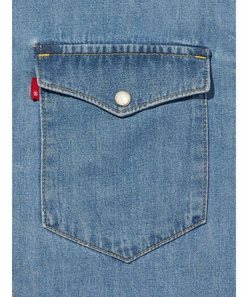 Levi's(リーバイス)の「Levi's/リーバイス クラシック ウエスタンシャツ(シャツ/ブラウス・メンズ・インディゴブルー・XL/L/M/S)」の7枚目の写真