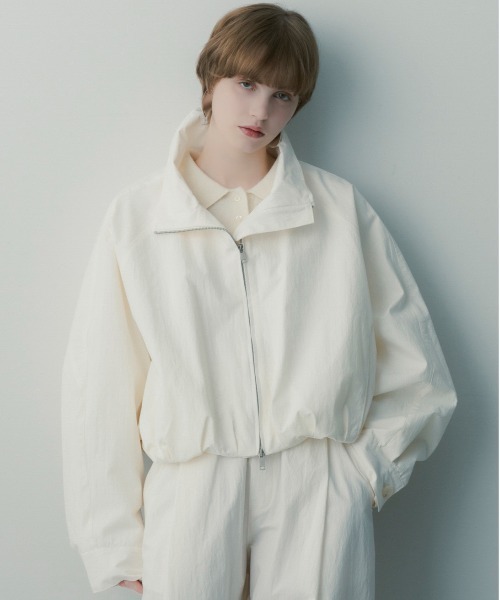 SERENO(セレーノ)の「コットンナイロン バルーンジャケット(その他アウター・レディース・ホワイト・M/S/L)」の1枚目の写真