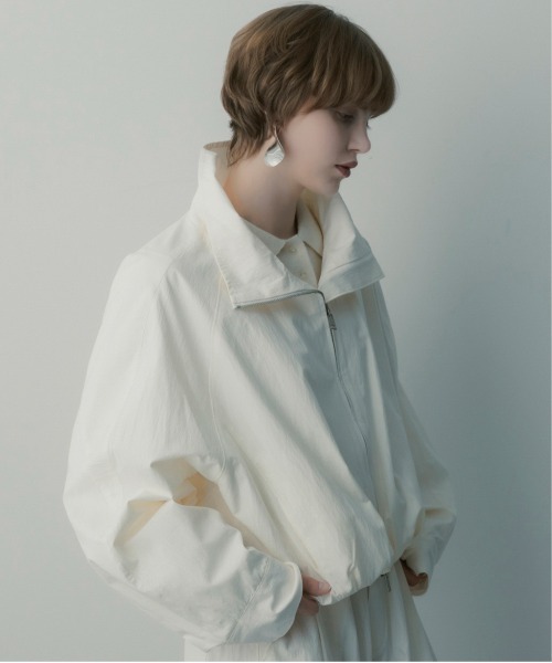 SERENO(セレーノ)の「コットンナイロン バルーンジャケット(その他アウター・レディース・ホワイト・M/S/L)」の11枚目の写真