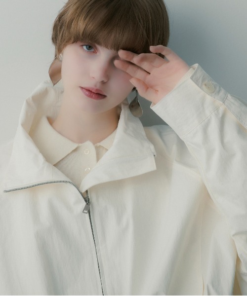 SERENO(セレーノ)の「コットンナイロン バルーンジャケット(その他アウター・レディース・ホワイト・M/S/L)」の12枚目の写真