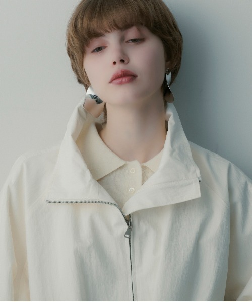 SERENO(セレーノ)の「コットンナイロン バルーンジャケット(その他アウター・レディース・ホワイト・M/S/L)」の13枚目の写真