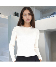 Slim Ribbed Knit _Ivory