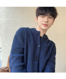 MINDBRIDGE（マインドブリッジ）の「[ON][COMFY]ウール混合ラウンドネックセミオーバーフィットカーディガン - 5カラー（カーディガン/ボレロ）」