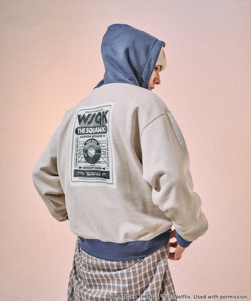 STRANGER THINGS】コラボ配色パーカー（パーカー）｜niko and