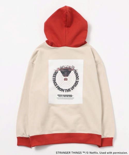 STRANGER THINGS】コラボ配色パーカー（パーカー）｜niko and