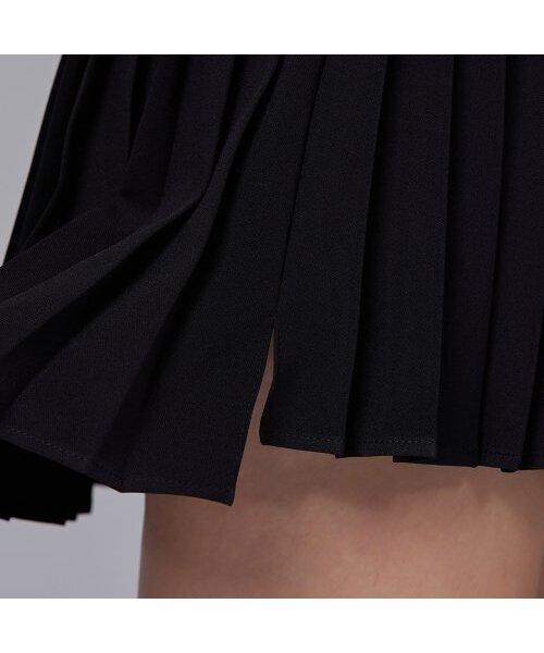 J.JANE(ジェイジェーン)の「アンバルベルトプリーツスカート(ブラック)(スカート・レディース・ブラック・M/S/XS)」の4枚目の写真