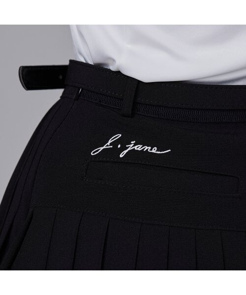 J.JANE(ジェイジェーン)の「アンバルベルトプリーツスカート(ブラック)(スカート・レディース・ブラック・M/S/XS)」の5枚目の写真
