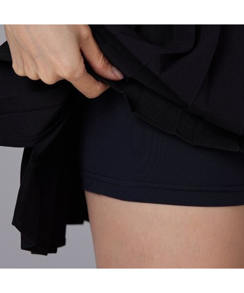 J.JANE(ジェイジェーン)の「アンバルベルトプリーツスカート(ブラック)(スカート・レディース・ブラック・M/S/XS)」の6枚目の写真
