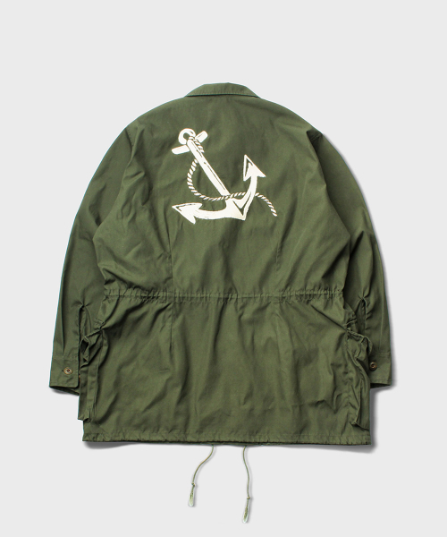 VDR（ブイディアール）の「DAMAGED FIELD JACKET [Military Camp]（ミリタリージャケット・メンズ・その他・M/L/XL）」の3枚目の写真