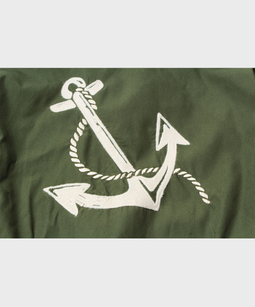 VDR（ブイディアール）の「DAMAGED FIELD JACKET [Military Camp]（ミリタリージャケット・メンズ・その他・M/L/XL）」の4枚目の写真