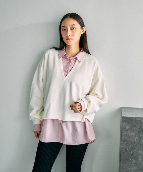 セール】深スリットプルオーバー 639513（Tシャツ/カットソー 