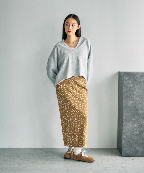 LEPSIM(レプシィム)の「深スリットプルオーバー 639513(Tシャツ/カットソー・レディース・ピンク/グレー/チャコールグレー/オフホワイト・FREE)」の15枚目の写真