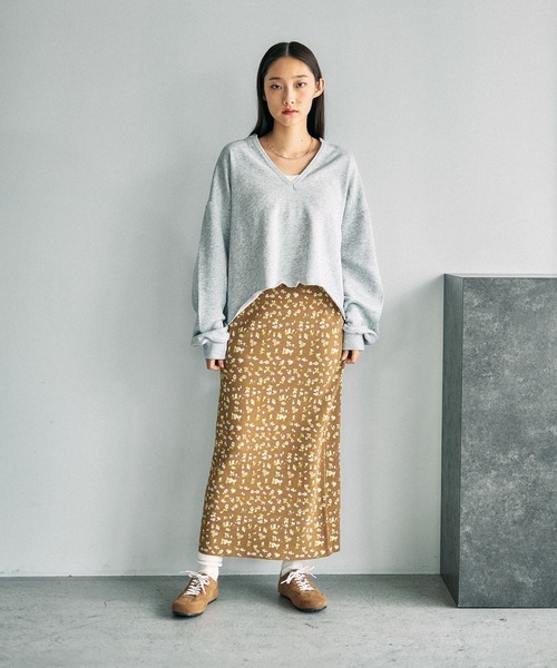 LEPSIM(レプシィム)の「深スリットプルオーバー 639513(Tシャツ/カットソー・レディース・ピンク/グレー/チャコールグレー/オフホワイト・FREE)」の16枚目の写真