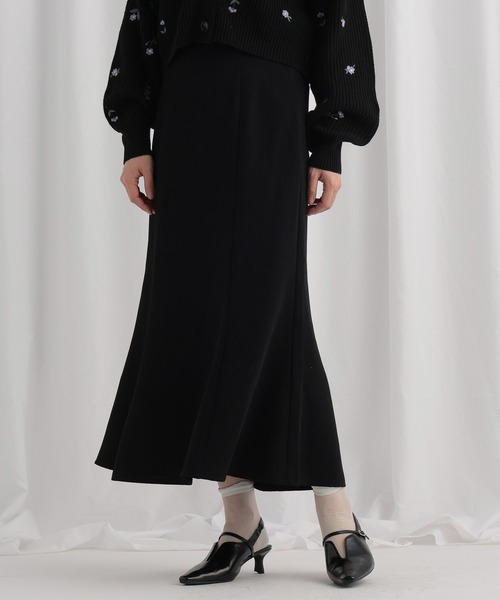 mysty woman（ミスティウーマン）の「ビシルエットマーメイドスカート2 644125（スカート・レディース・ブラック/アイボリー・FREE）」の13枚目の写真