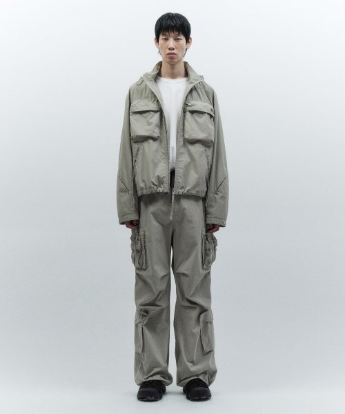 INSILENCE(インサイロンス)の「ピグメントユーティリティジャンパー GREY BEIGE(その他アウター・レディース・その他・M/S)」の2枚目の写真