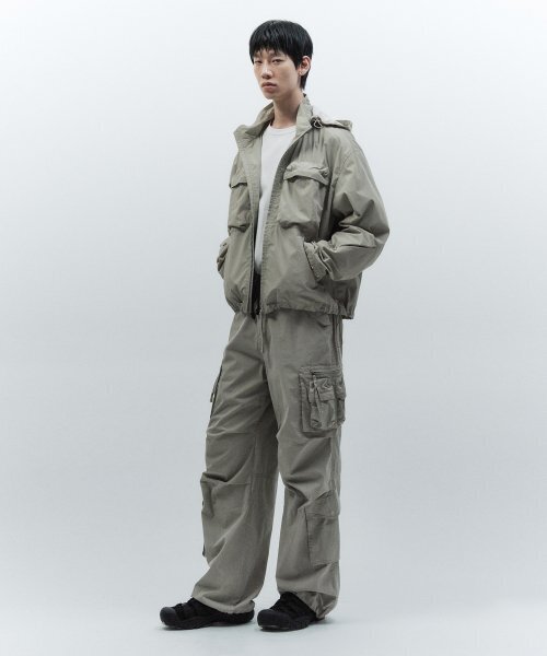 INSILENCE(インサイロンス)の「ピグメントユーティリティジャンパー GREY BEIGE(その他アウター・レディース・その他・M/S)」の5枚目の写真