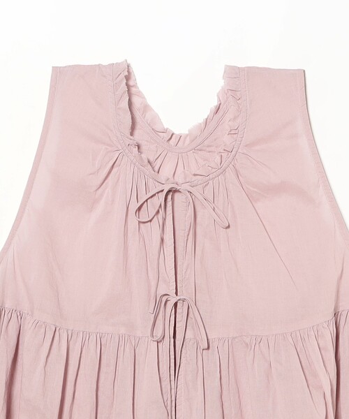 BEAMS BOY（ビームスボーイ）の「コットン ギャザー ノースリーブ（シャツ/ブラウス・レディース・オフホワイト/ネイビー/レッド系その他2・2/1）」の13枚目の写真