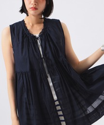 BEAMS BOY | コットン ギャザー ノースリーブ(シャツ/ブラウス)