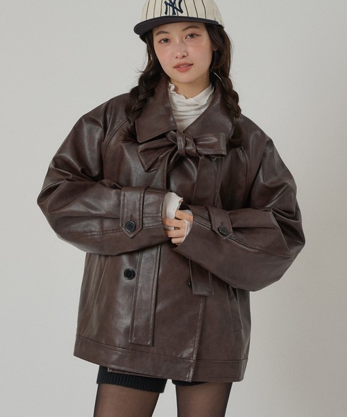 セール】belted short trench jacket / ベルト付きショートトレンチ