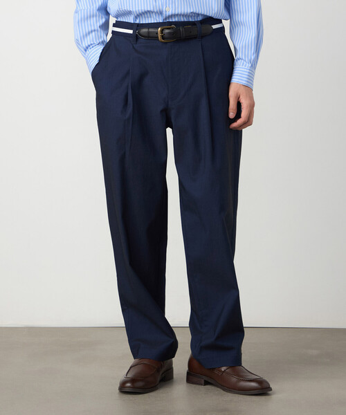 COMME CA ISM(コムサイズム)の「【スマートベーシックパンツ】ハイテンションツイル ワイドテーパードパンツ(その他パンツ・メンズ・ホワイト/ベージュ/ネイビー/ブラック・LARGE/MEDIUM/SMALL)」の1枚目の写真