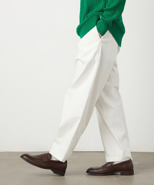 COMME CA ISM(コムサイズム)の「【スマートベーシックパンツ】ハイテンションツイル ワイドテーパードパンツ(その他パンツ・メンズ・ホワイト/ベージュ/ネイビー/ブラック・LARGE/MEDIUM/SMALL)」の9枚目の写真